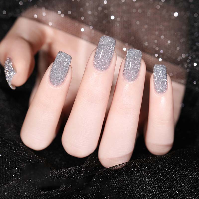 Esmalte de gel com brilho de alta densidade