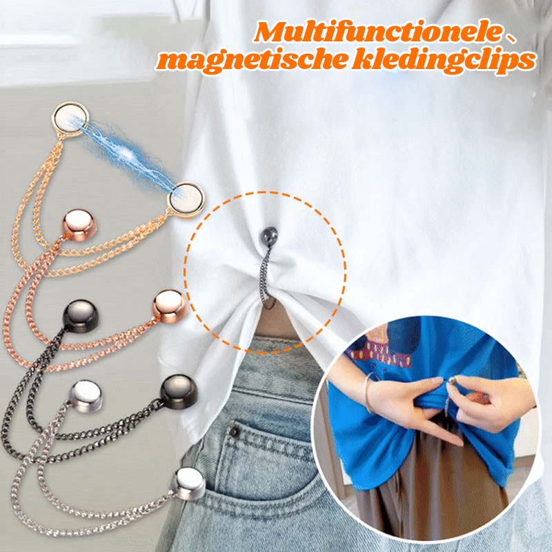 Multifunctionele magnetische kledingclips